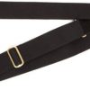 FENDER 2" COTTON/LEATHER GUITAR STRAP, BLACK