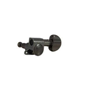 GROVER MINI ROTOMATICS BLACK NICKEL SET 6 6-IN-LINE LEFT HAND MODELS