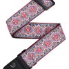 D'ADDARIO ECO COMFORT PERSIAN WOVEN WHITE GUITAR STRAP