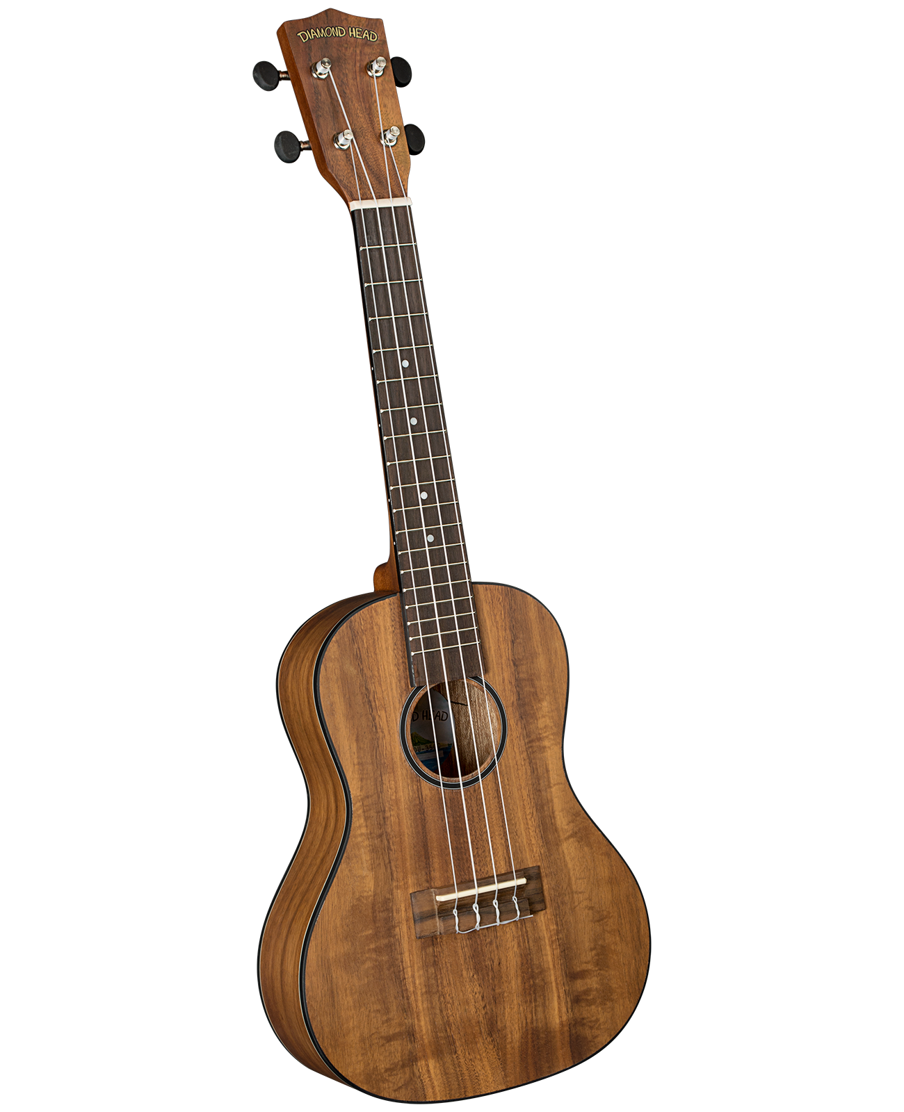 Diamond Head DU-350C Flamed Acacia Concert Uke Ukulele Outfit