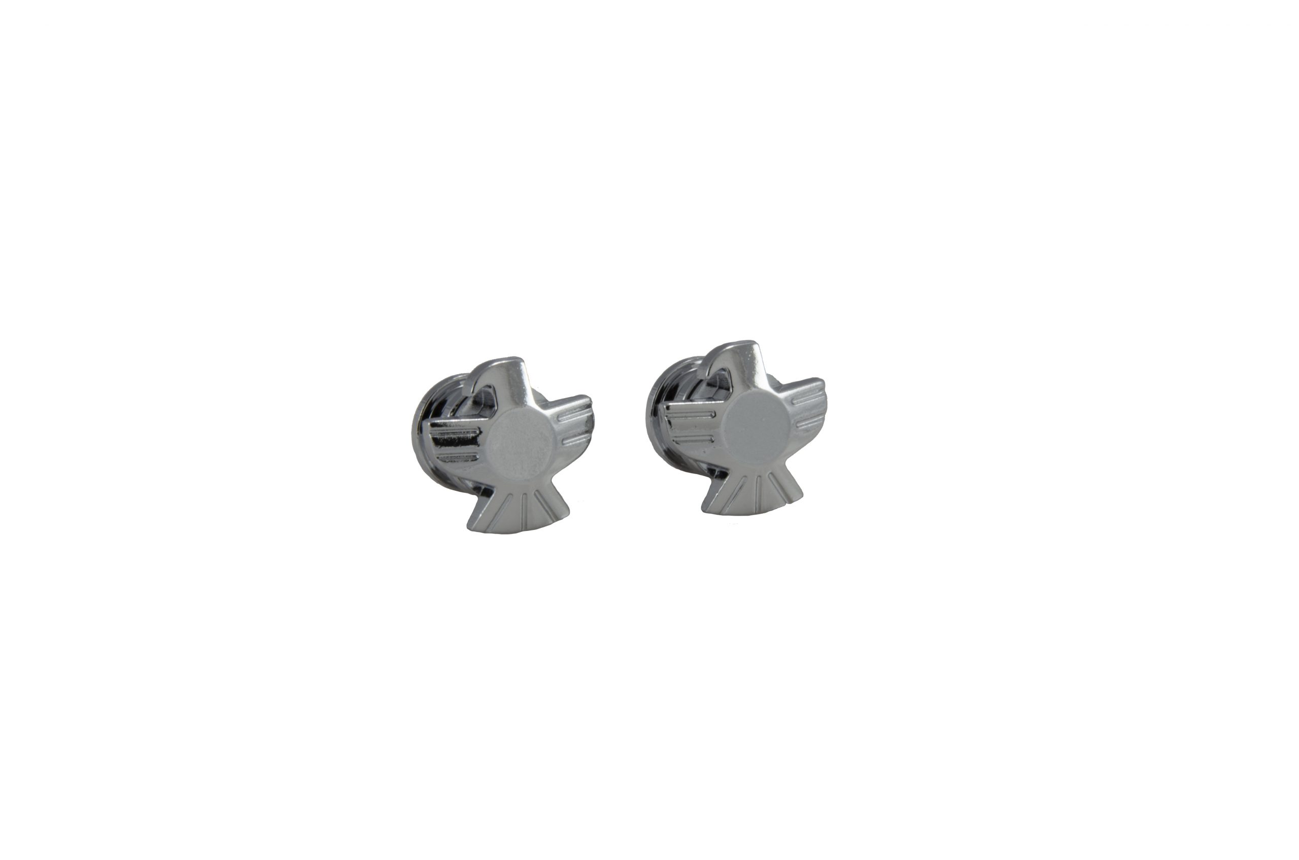 GROVER ARTIST STRAP BUTTON EAGLE CHROME