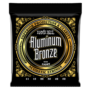 Light Aluminum Bronze Acoustic Guitar Strings - 11-52 Gauge