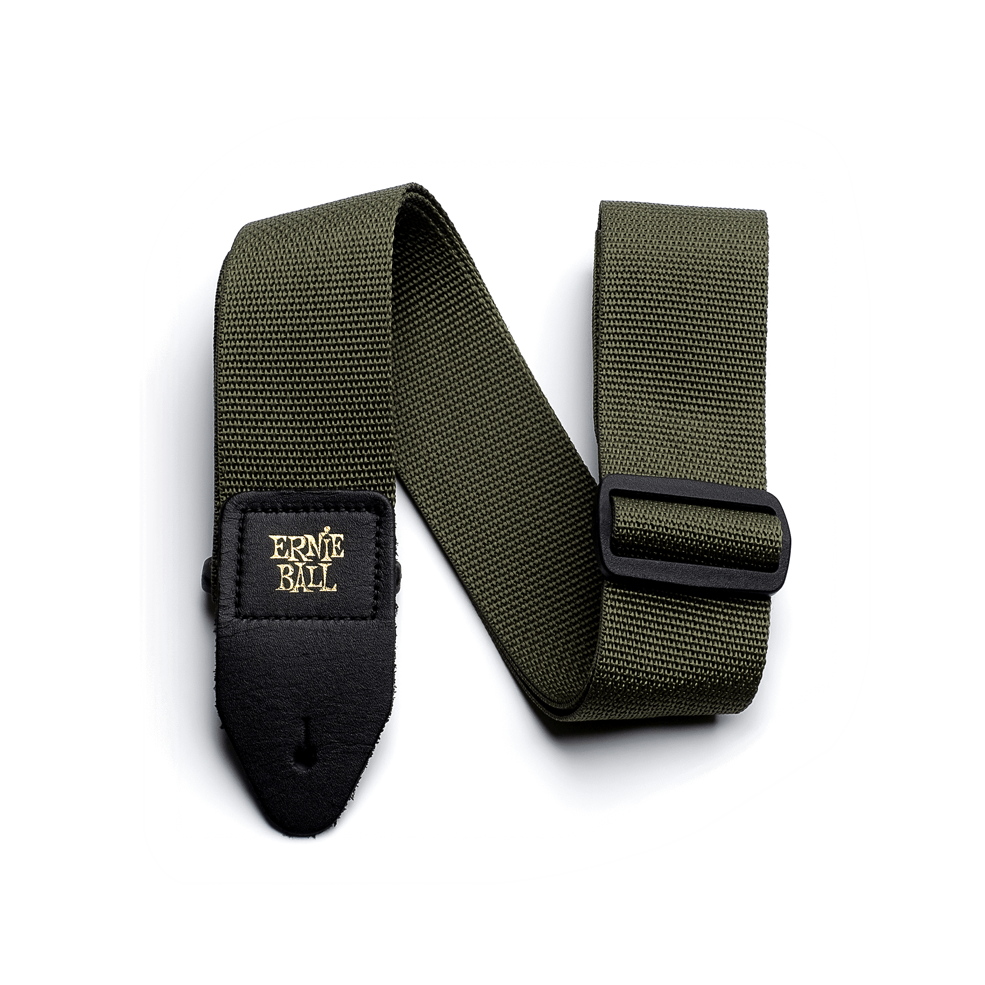 Olive Polypro Guitar Strap