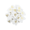 Heavy White Cellulose Picks, bag of 144