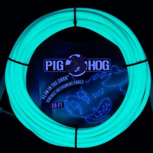 PIG HOG GLOW IN THE DARK INSTRUMENT CABLE, 20FT