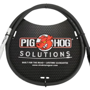 Pig Hog Cable - XLR male to 1/4" TRS, 3ft