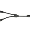 6" Y Cable, Mono 1/4"(F)-Dual Mono 1/4"(M)