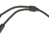 6" Y Cable, XLR(M)-Dual XLR(F)