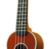 OHANA SOPRANINO UKULELE, 12-FRET, SOLID MAHOGANY TOP/BACK/SIDES,
