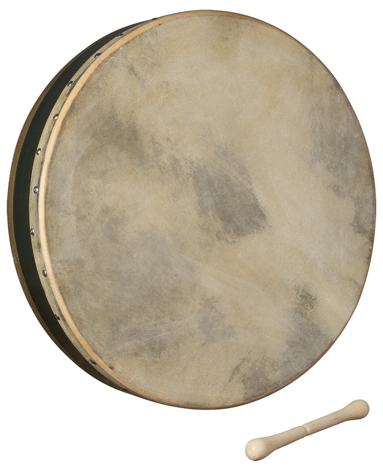 Trinity College TB-2 Irish Bodhran - Dark Green Rim