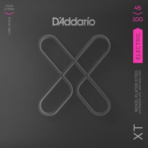 D'ADDARIO XT BASS STRING SET, LONG SCALE, NICKEL PLATED STEEL