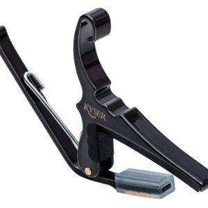 Kyser KG6  6 String Acoustic Guitar Capo  - Black Chrome