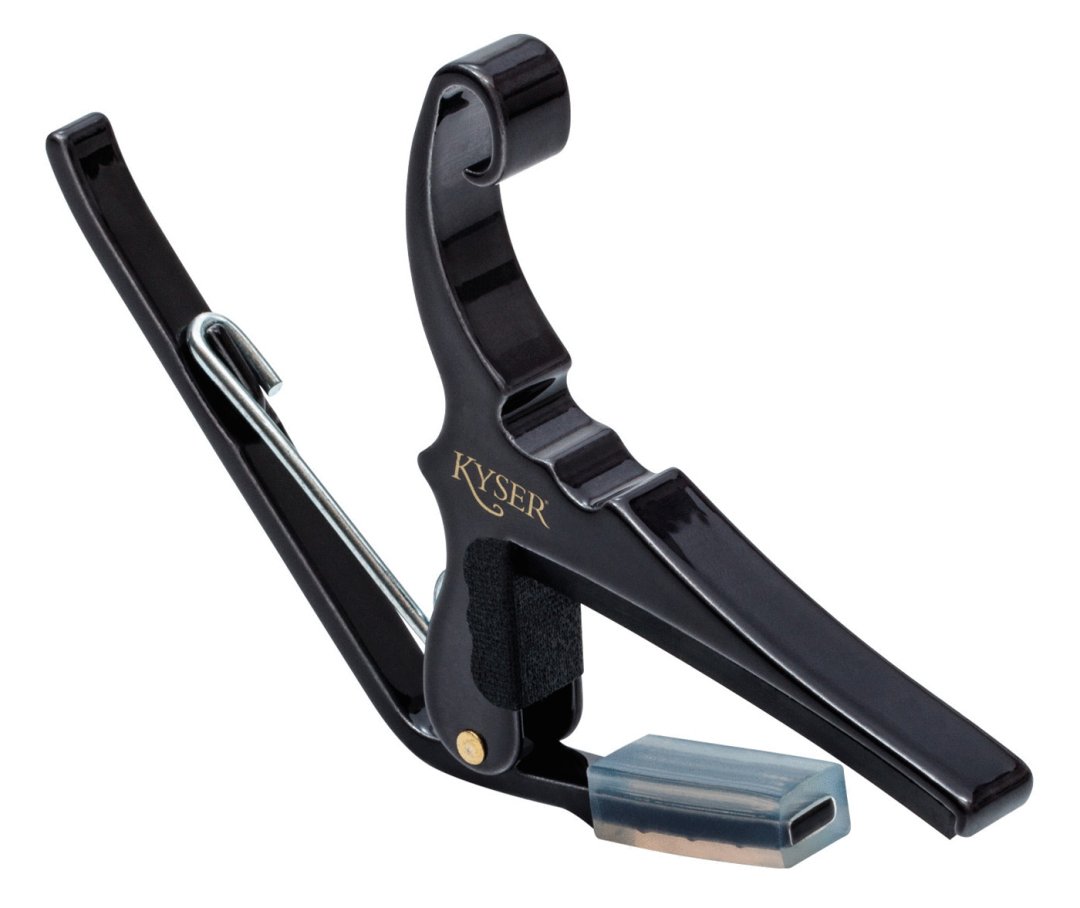 Kyser KG6 6 String Acoustic Guitar Capo - Black Chrome