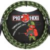 Pig Hog PCH10 Instrument Cable. 10' - Camouflage