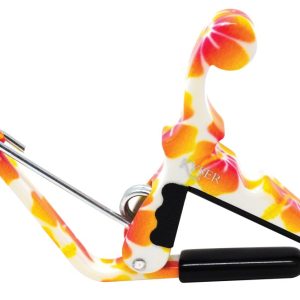 Kyser Quick-Change Ukulele Capo - Pastel Hibiscus