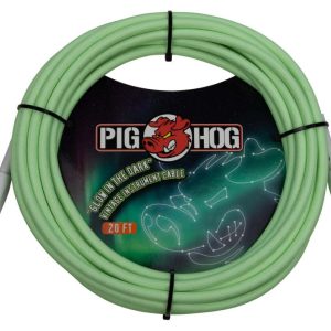 Pig Hog PCH20 Instrument Cable - Glow IN The Dark