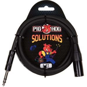 Pig Hog Solutions - 5ft TRS(M)-XLR(M) Balanced Cable