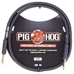 PIG HOG 3FT 1/4" - 1/4" 8MM INST. CABLE