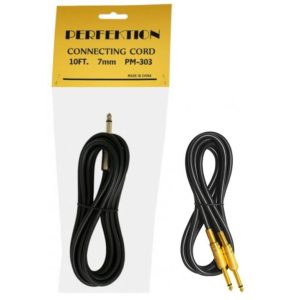 Perfektion PM103G 10' Gold End Instrument Cable