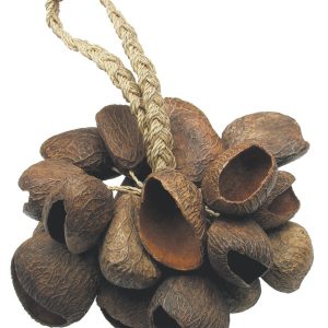 SEED SHELL SHAKER ROPE HANDLE
