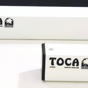 TOCA Square Metal 8" Shaker WHT