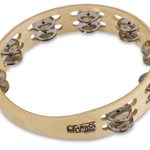 Toca Player's Wood Tambourine, 9"Double Row
