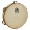 Toca Wood Tambourine, 7-1/2" Single Row with Head