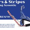 Kyser KG6  6 String Acoustic Guitar Capo - Stars & Stripes