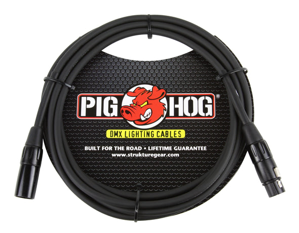 PIG HOG 10FT DMX LIGHTING CABLE