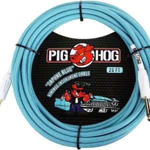 Pig Hog PCH20 Instrument Cable - Daphne Blue