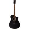 Berkeley Concert Acoustic / Electric Cutaway Guitar Black