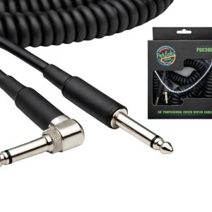 Perfekt Gear PGC30R 30ft Coiled Instrument Cable