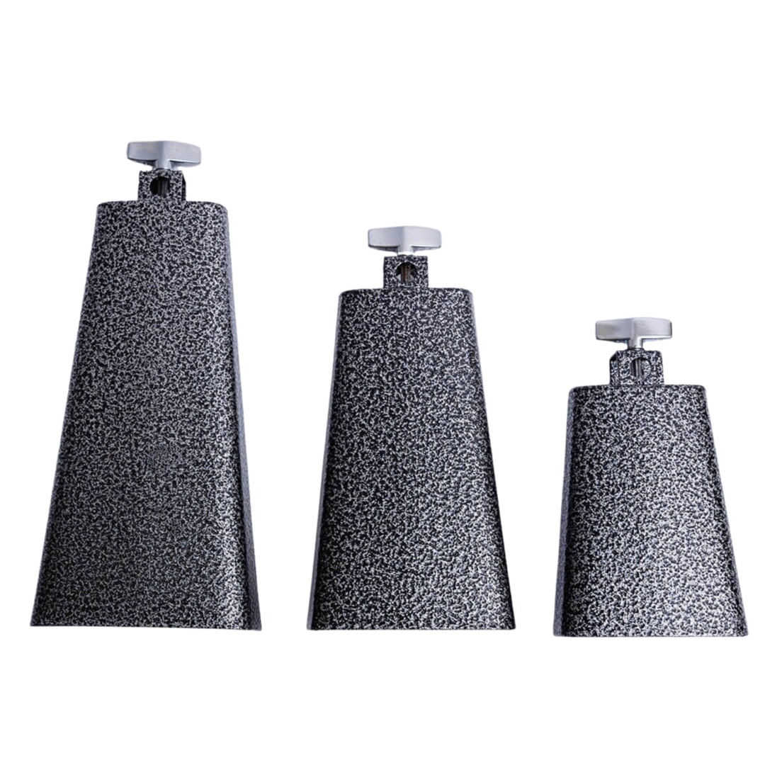 Perfekt Gear Cowbells - Black Wrinkle Finish w/Mount 7"