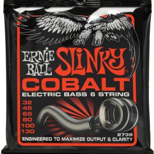 Ernie Ball Slinky Cobalt Electric 6-string Bass Guitar Strings - .032-