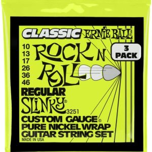 Ernie Ball 3251 Regular Slinky Classic Rock N Roll Electric Guitar Str