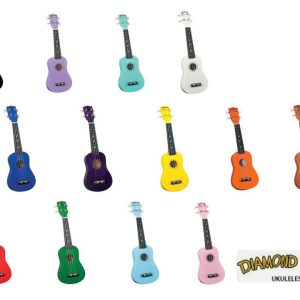 Diamond Head DU-100 Ukulele - Rainbow Soprano