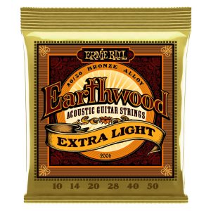 Earthwood Phosphor Bronze Acoustic Guitar Strings 11-50 Extra Light