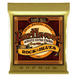 Earthwood Phosphor Bronze Acoustic Guitar Strings 10-52 Rock And Blues
