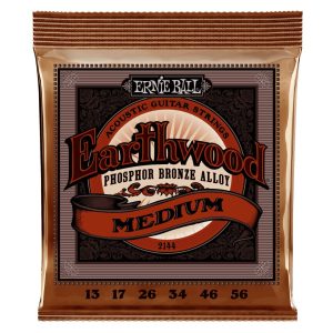 Earthwood Medium Phosphor Bronze Acoustic Guitar Strings - 13-56 Gauge