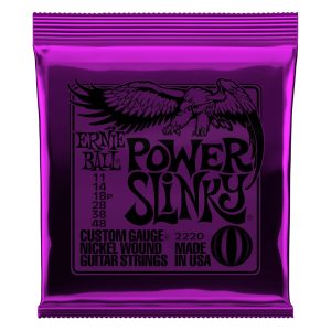 Power Slinky Nickel Wound Electric Guitar Strings - 11-48 Gauge