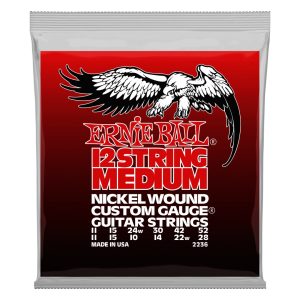 Medium 12-String Nickel Wound Electric Guitar Strings - 11-52 Gauge