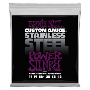 Power Slinky Stainless Steel Wound Electric Guitar Strings - 11-48 Gau