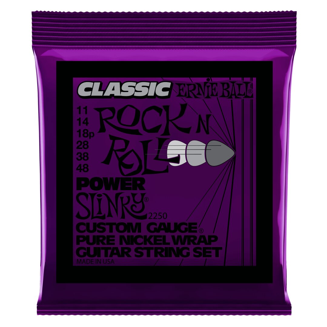 Power Slinky Classic Rock n Roll Pure Nickel Wrap Electric Guitar Stri