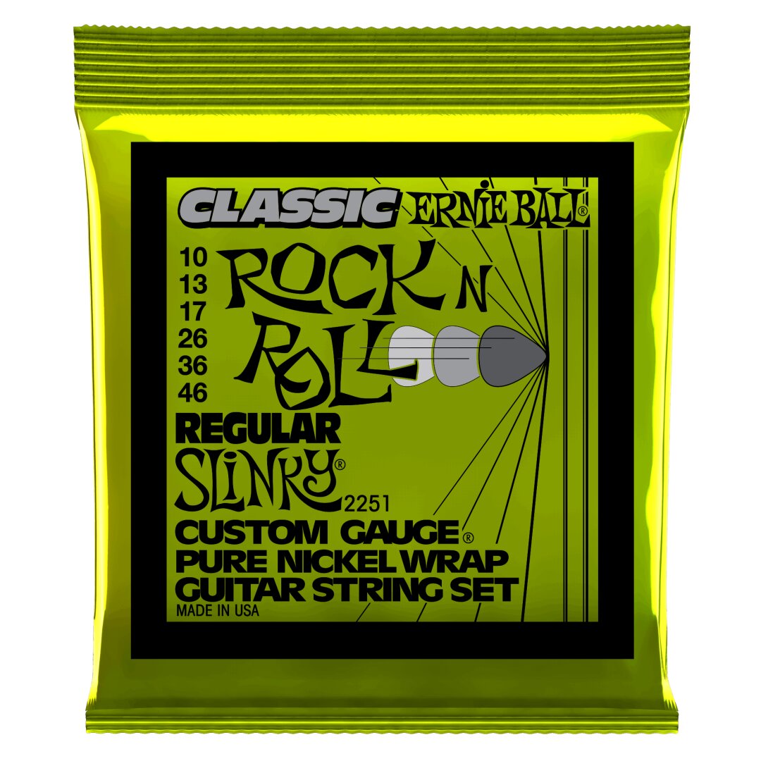 Regular Slinky Classic Rock n Roll Pure Nickel Wrap Electric Guitar St