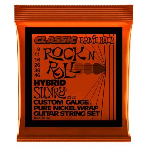 Hybrid Slinky Classic Rock n Roll Pure Nickel Wrap Electric Guitar Str