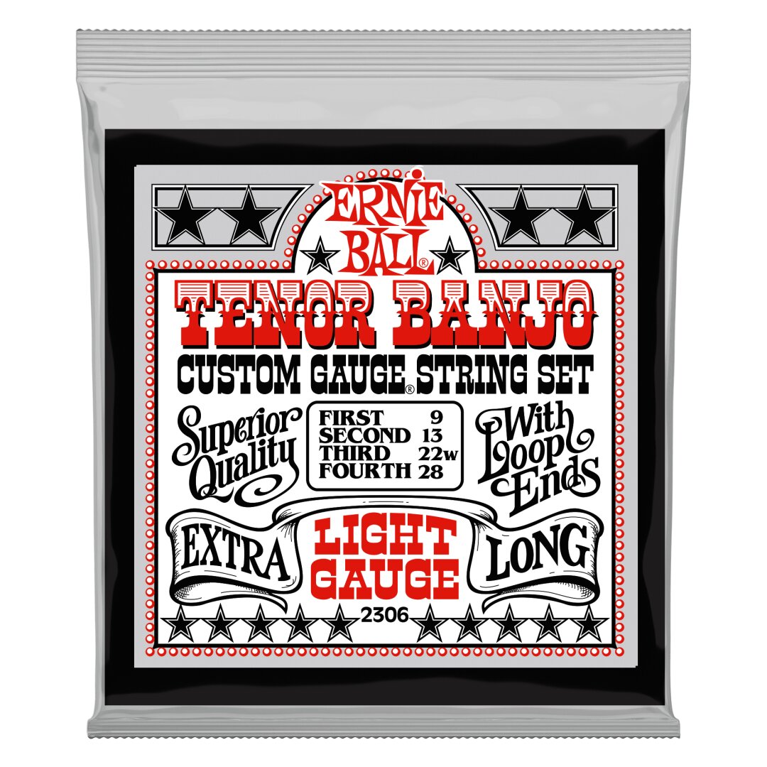 Light Loop End Stainless Steel Tenor Banjo Guitar Strings - 9-28 Gauge