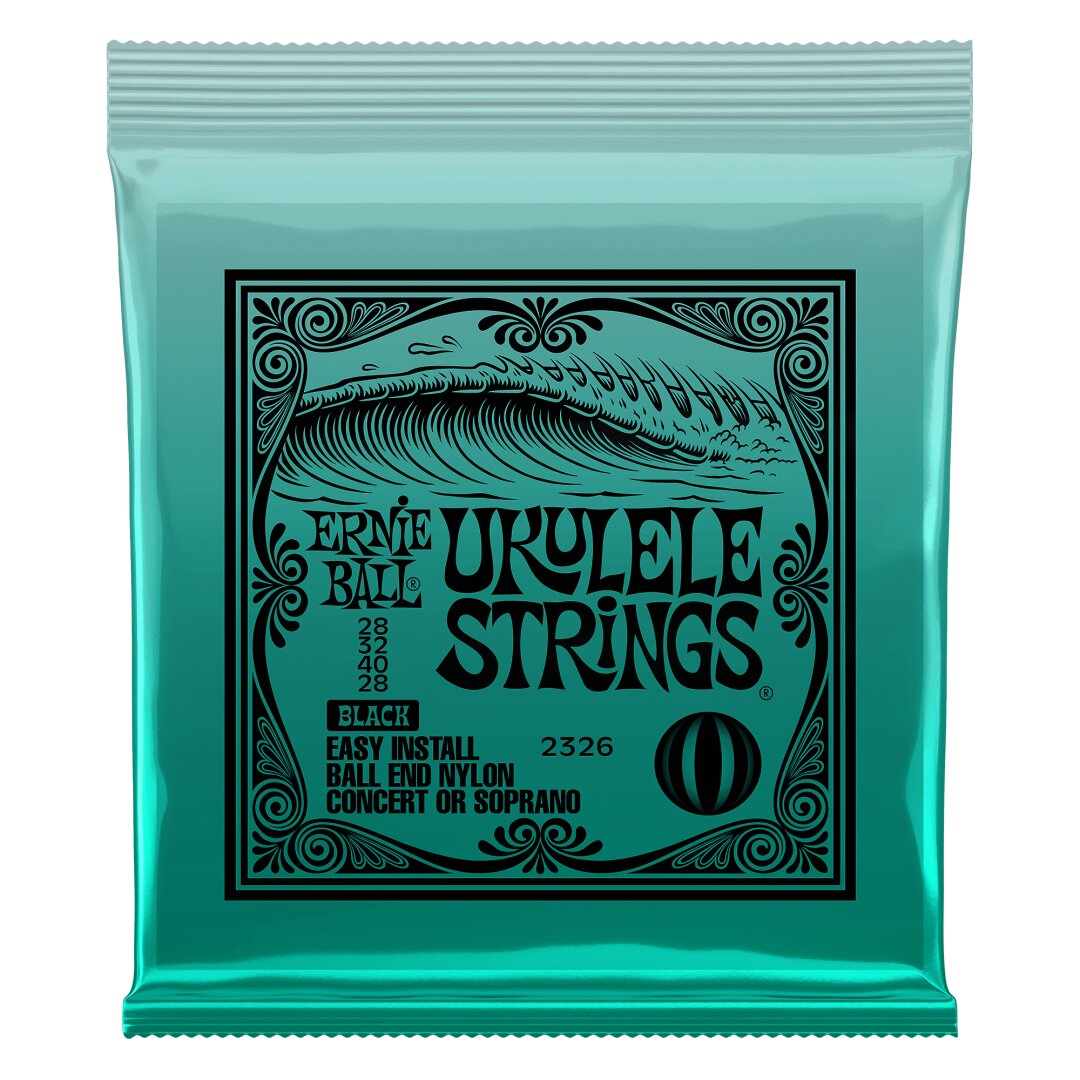 Ukulele Ball End Nylon Strings Black