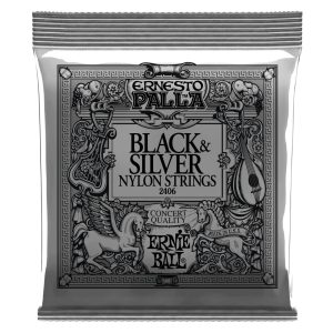 Ernesto Palla Black & Silver Nylon Classical Guitar Strings