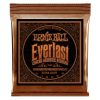 Everlast Extra Light Coated Phosphor Bronze Acoustic Guitar Strings -