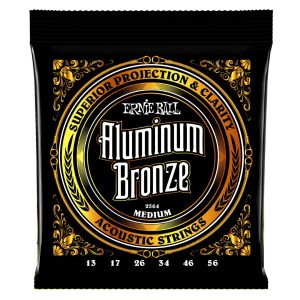 Medium Aluminum Bronze Acoustic Guitar Strings - 13-56 Gauge